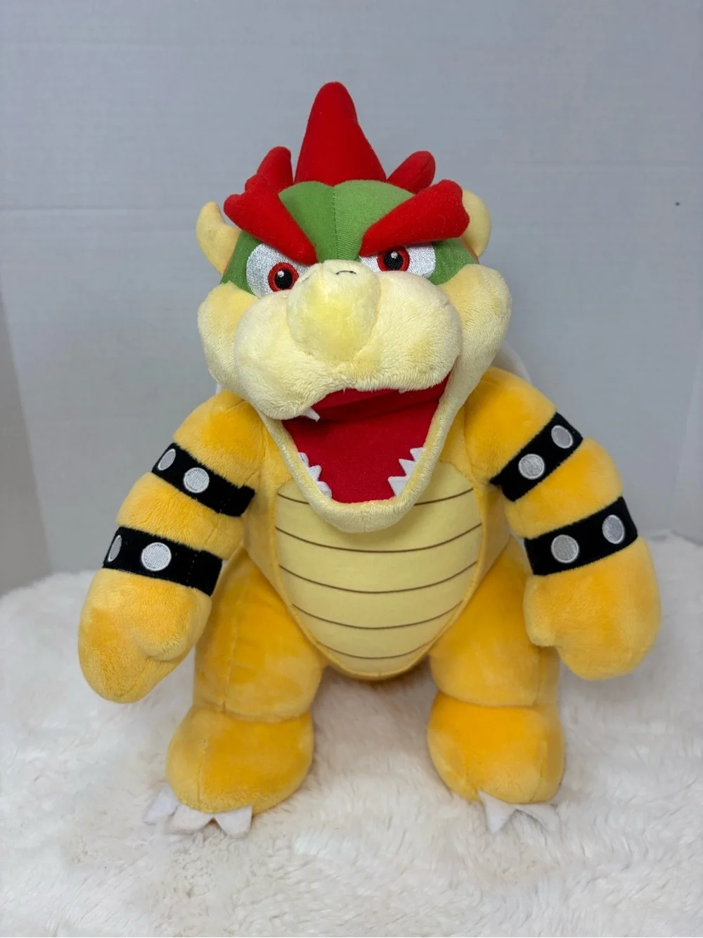 Build-A-Bear Super Mario Bowser King Koopa Nintendo Plush Stuffed Animal Toy 17”